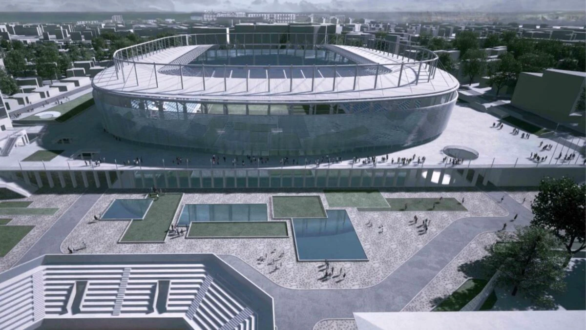 Se construiește un nou stadion în România. Bijuteria va purta numele lui Gheorghe Hagi. FOTO
