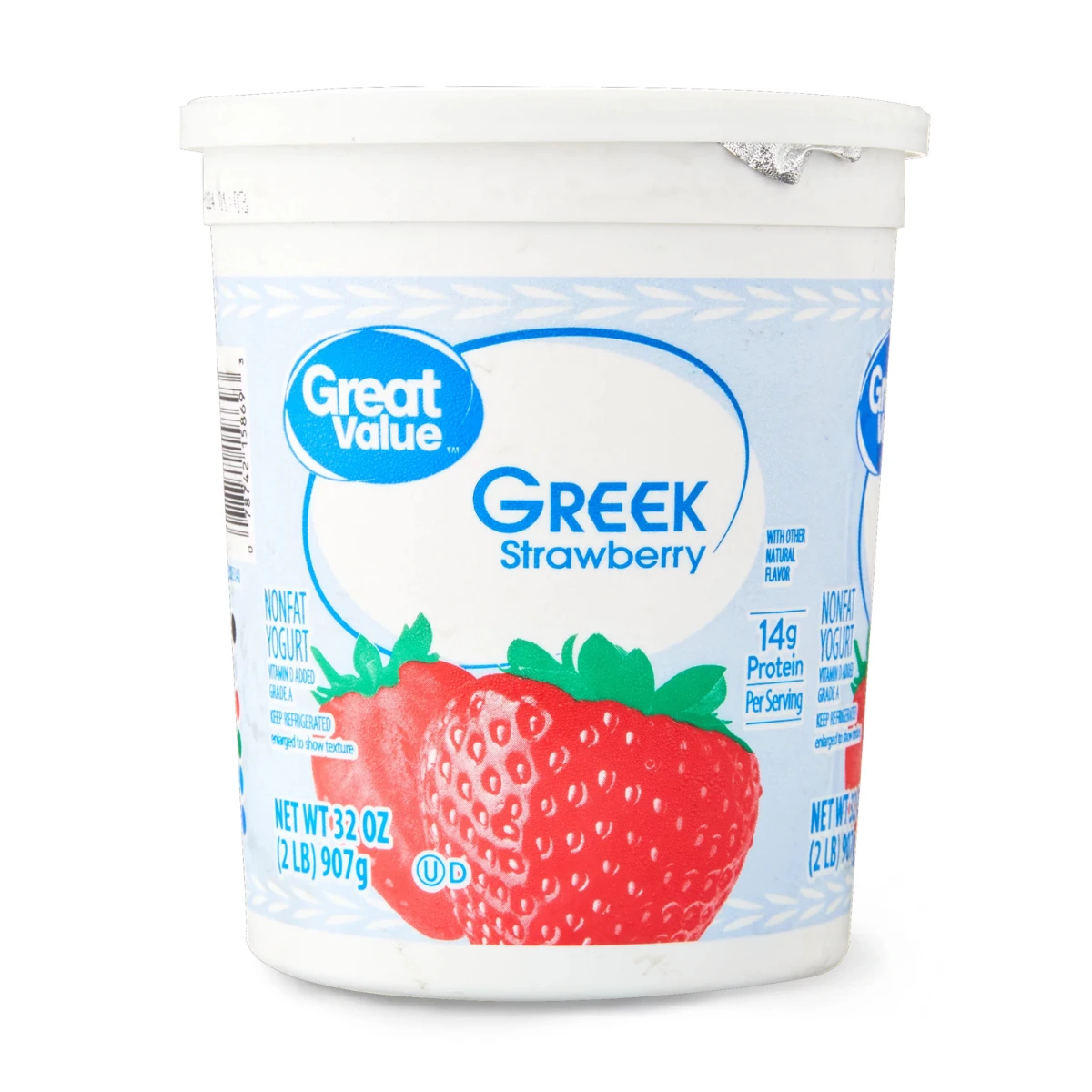 Great Value Strawberry Greek Iaurt