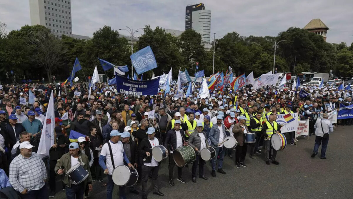 De ce protestează sindicaliștii din România? Costin: Astăzi avem o situaţie urâtă