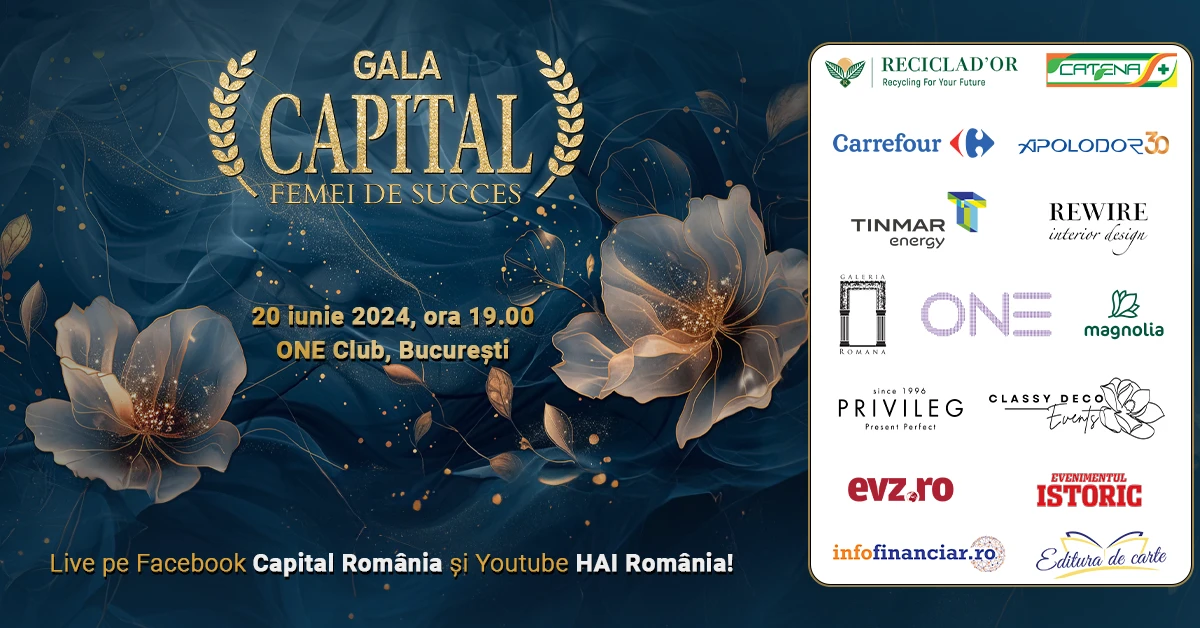 Cele mai puternice femei din România, premiate la Gala Capital Femei de Succes 2024