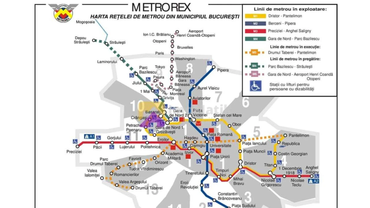 Se extind magistralele M4 și M6 de metrou ale Bucureștiului. Capitala se dezvoltă treptat