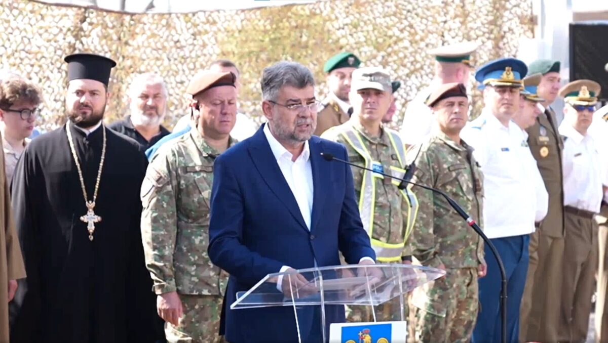 Marcel Ciolacu: Siguranța și suveranitatea României se sprijină pe militarii noștri
