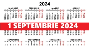 1 septembrie 2024