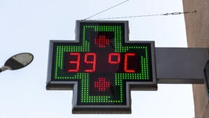 39 de grade Celsius, caniculă