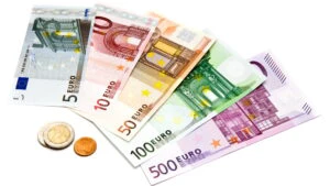 euro bancnote monede