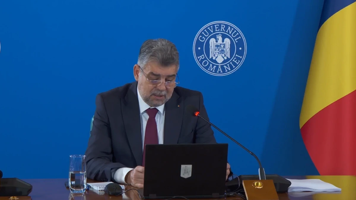 Rectificarea bugetară a fost aprobată de Guvern. Marcel Ciolacu: Deficitul este sustenabil. 84% merge în zona de investiții