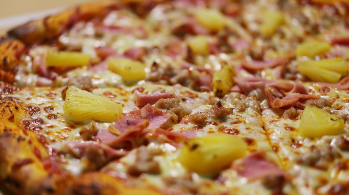 Pizza suedeză cu blat de banane pune la respect pizza hawaiiană