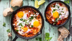 Shakshuka cu brânză Feta