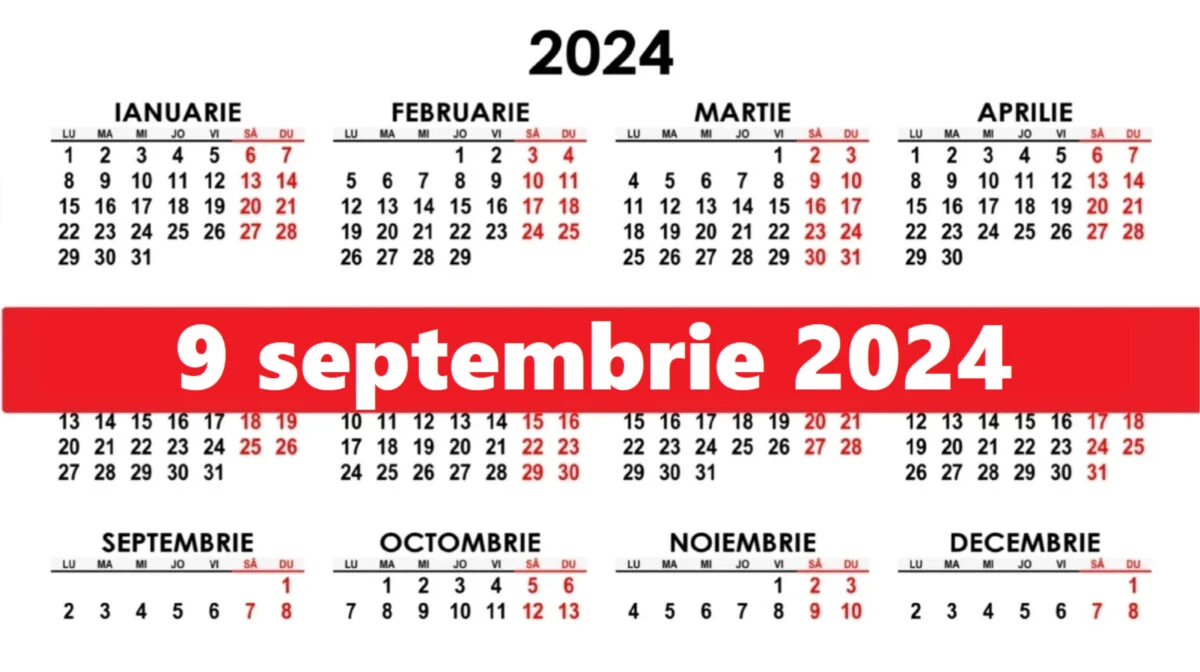 9 septembrie 2024