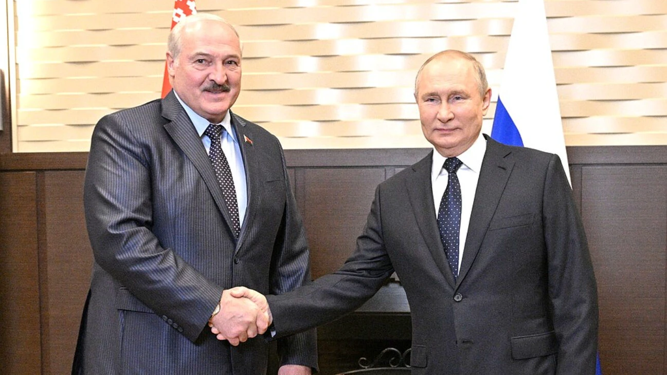 Aleksandr Lukaşenko și Vladimir Putin