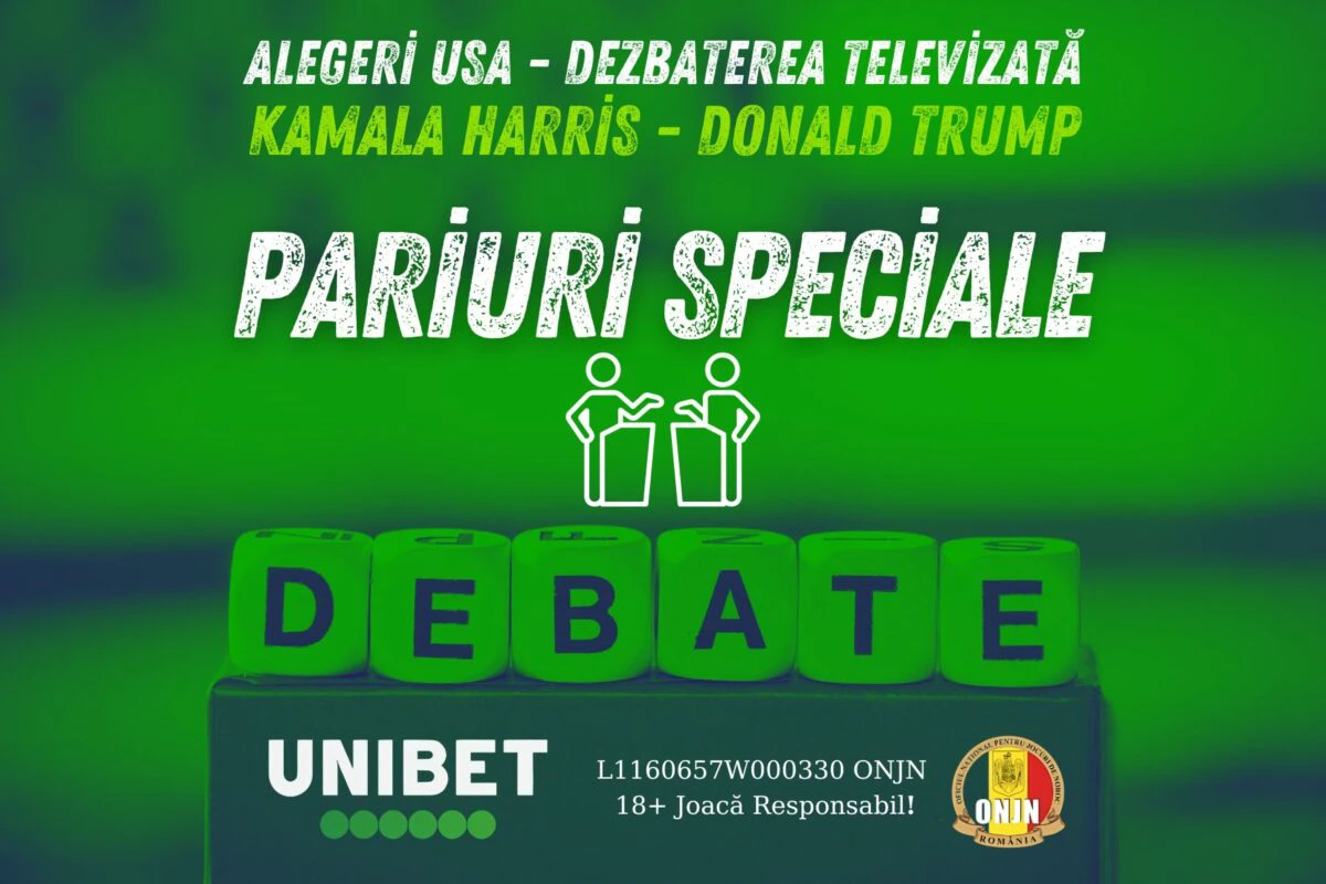 Trump vs. Harris – pariuri speciale pe dezbaterea televizată