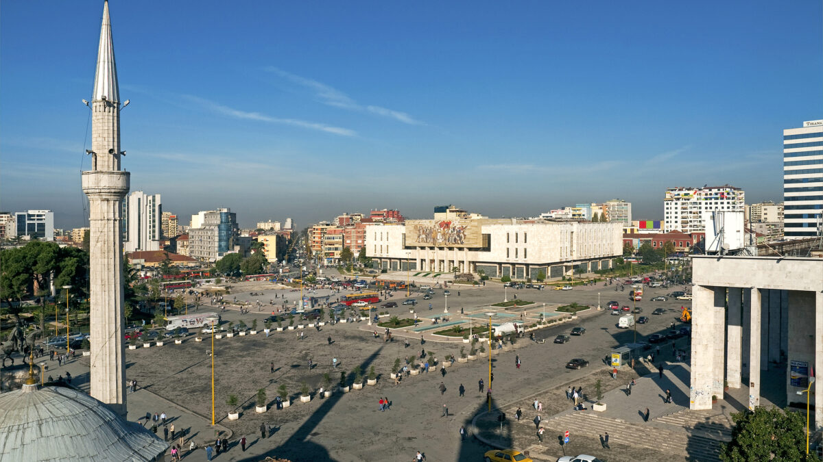 Tirana, capitala Albaniei