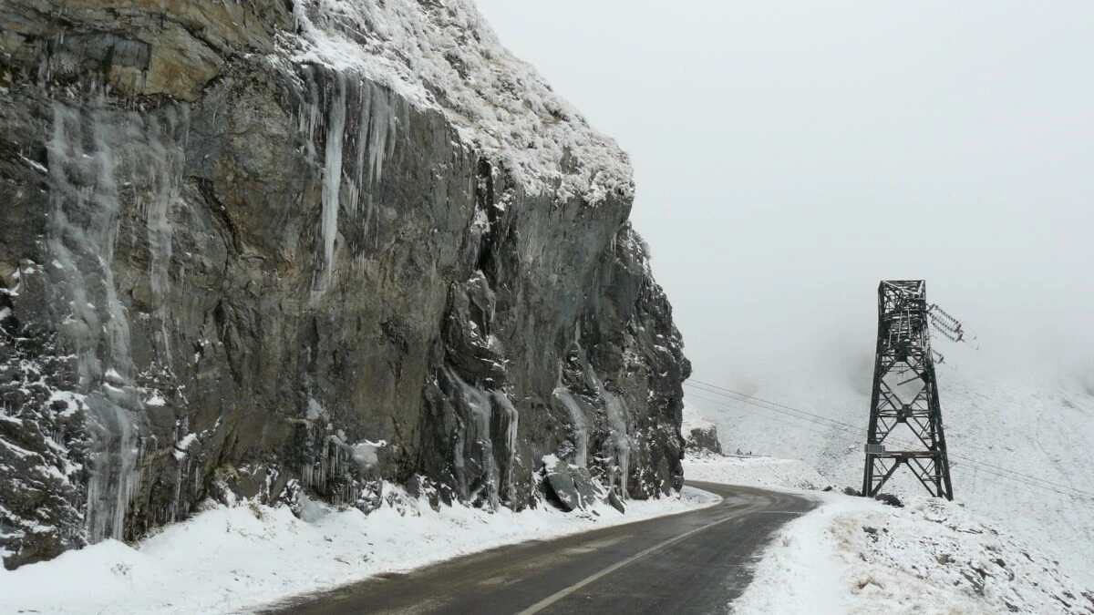 Transfagarasan iarna