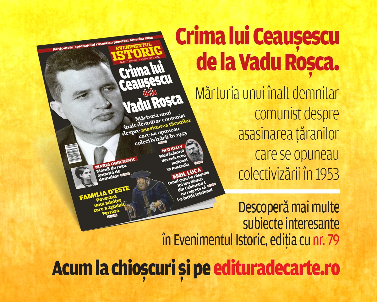 Crima lui Ceaușescu de la Vadu Roșca. Descoperă mărturia unui înalt demnitar comunist despre asasinarea țăranilor care se opuneau colectivizării în 1953, în noul număr al revistei Evenimentul Istoric