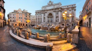 fontana di trevi, roma, italia