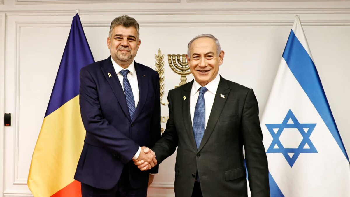 Marcel Ciolacu, după întâlnirea cu Benjamin Netanyahu: România rămâne alături de Israel