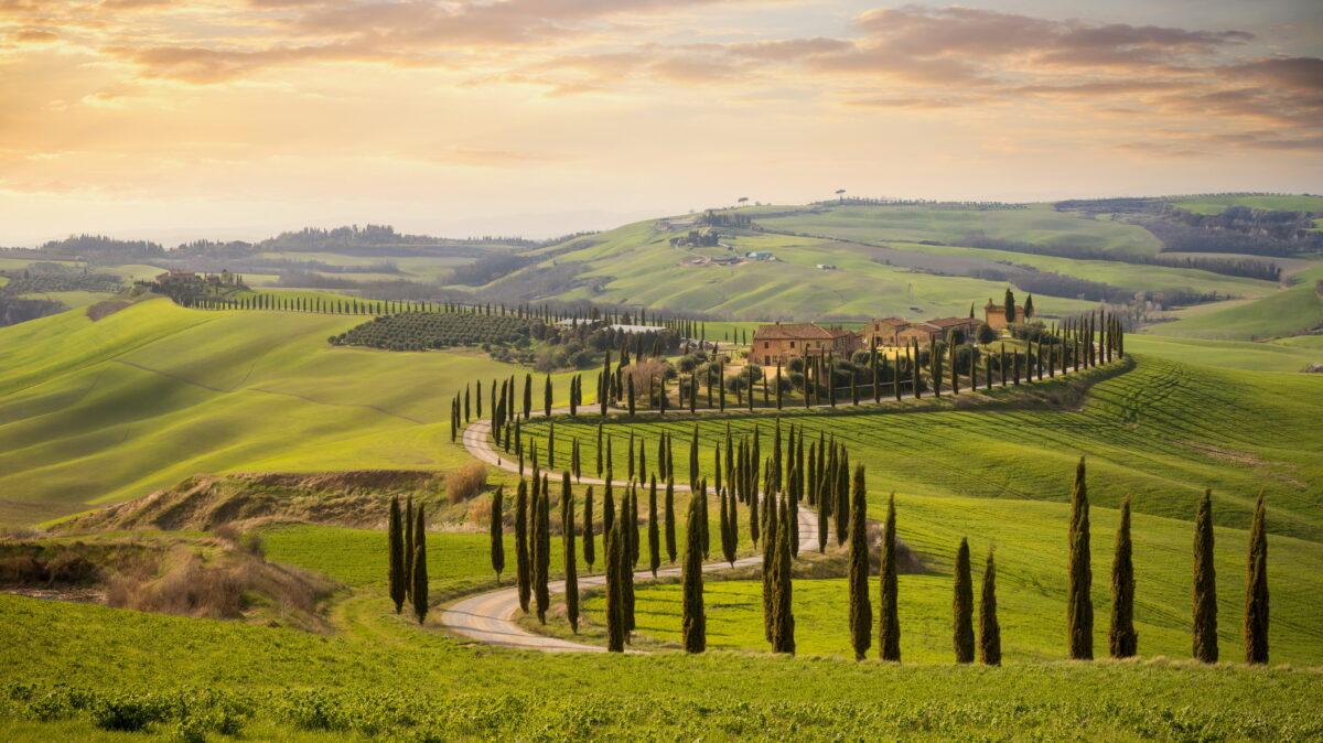 peisaj din Toscana, Italia