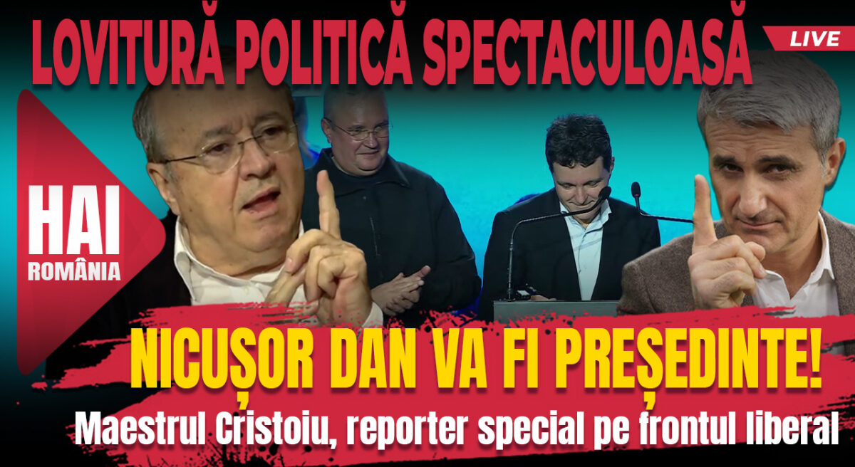 EXCLUSIV. Maestrul Cristoiu, despre apariția lui Nicușor Dan la Consiliul PNL: Trebuie să fie trambulină