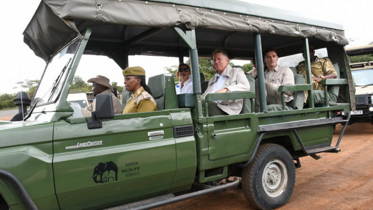 Klaus Iohannis in safari