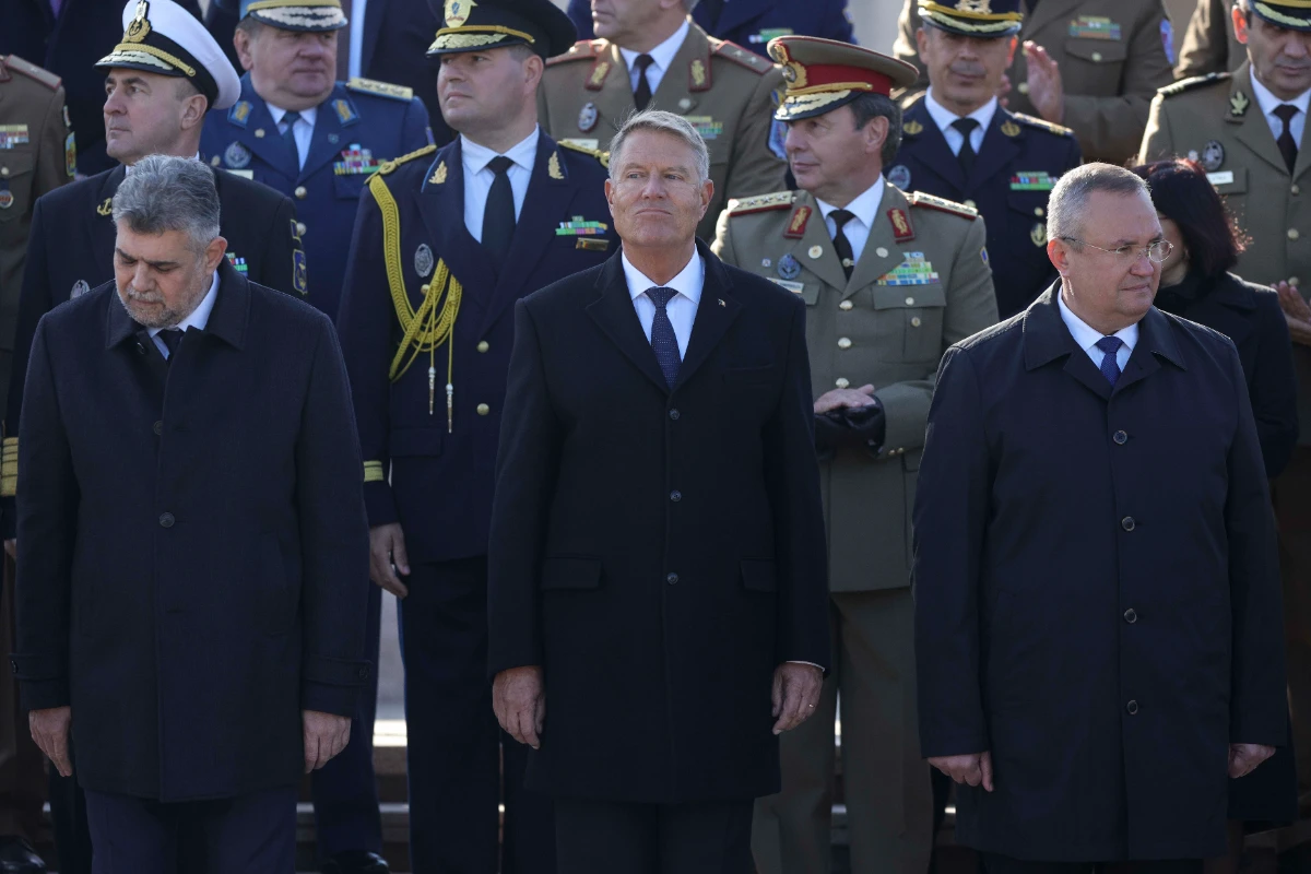 Marcel Ciolacu, Klaus Iohannis, Nicolae Ciucă