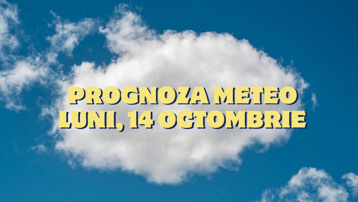 Vremea se încălzește din nou în România. Prognoza meteo luni, 14 octombrie