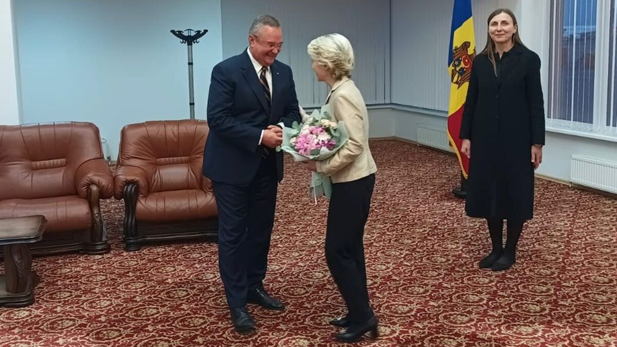 Ciucă, întâlnire surpriză cu Ursula von der Leyen: Am atins subiectele esențiale pentru România