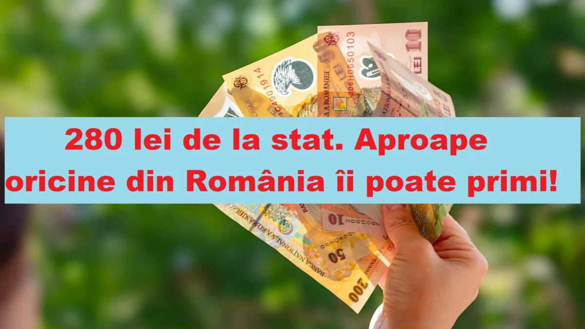 Statul îți plătește 280 de lei, plus o zi liberă dacă ai job. Aproape orice român poate beneficia