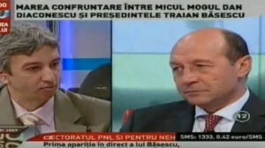 Dan Diaconescu, Traian Băsescu