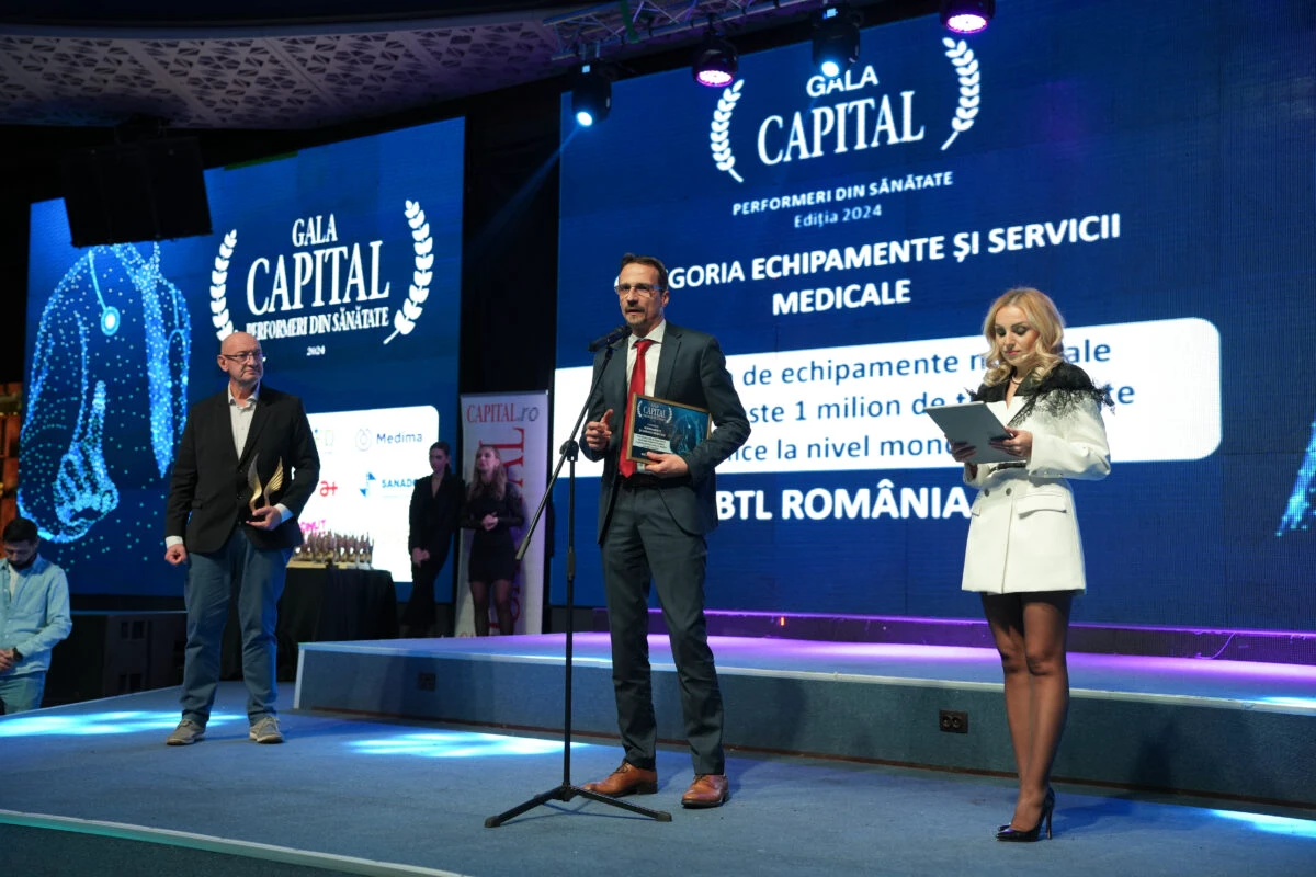 Alexandru Nicolae, BTL România, la Gala Performeri din Sănătate: „Avem peste 500.000 de echipamente livrate și instalate la nivel mondial”