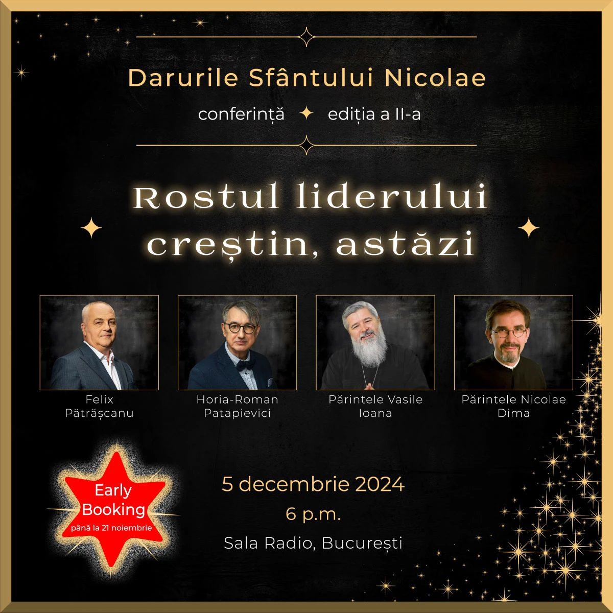 Conferința Darurile Sfântului Nicolae: Descoperă Rostul Liderului Creștin Astăzi