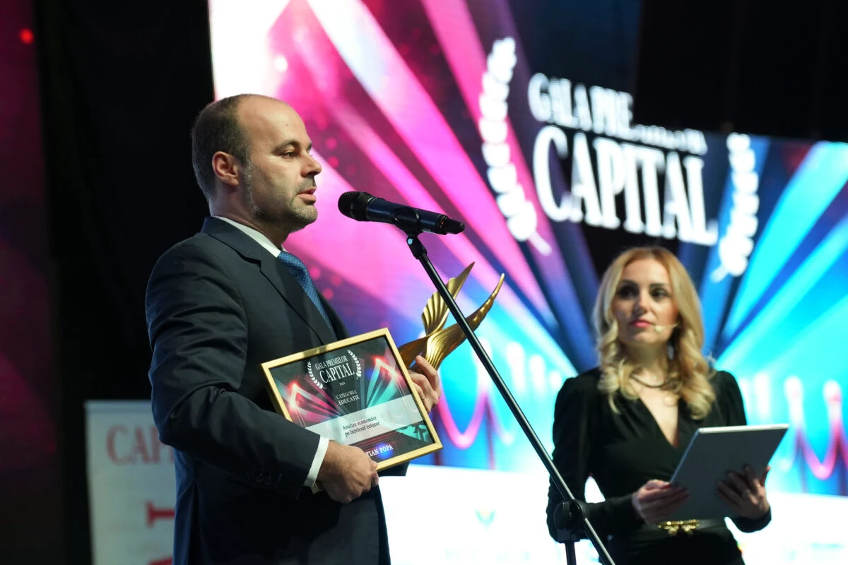 Cristian Popa la Gala Premiilor Capital: Trăim ca țară cele mai bune vremuri economice din istoria României