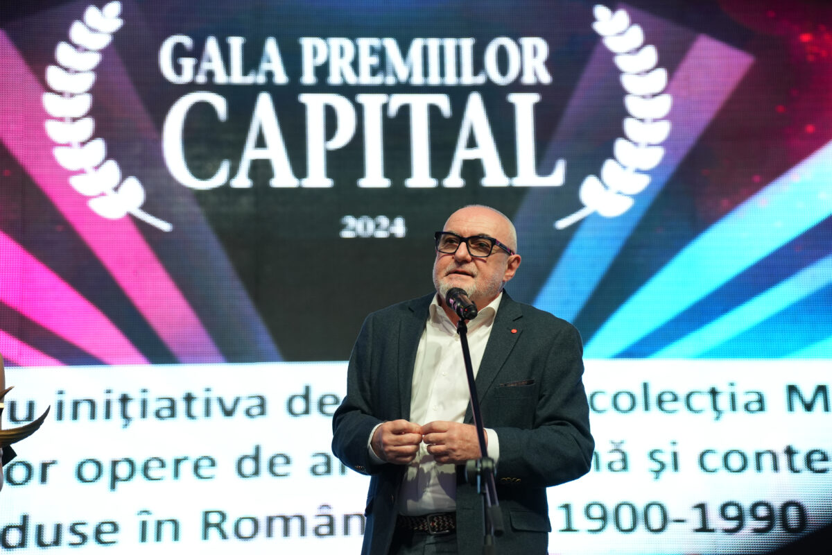 Gala Premiilor Capital 2024. Călin Dan, director al MNAC: „Sunt foarte recunoscător pentru acest premiu”