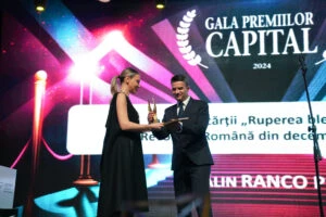 Cătălin Ranco Pițu la Gala Capital. Sursa foto: Christian Blancko