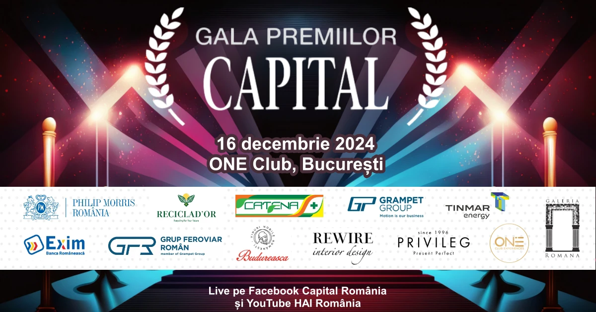 Personalitățile și companiile din România care au dominat anul 2024, premiate la Gala Premiilor Capital