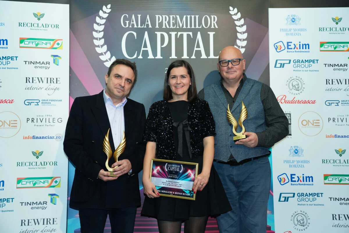 Gala Premiilor Capital. Cornel Mihalache: „Istoria se scrie cu adevărul tututor”