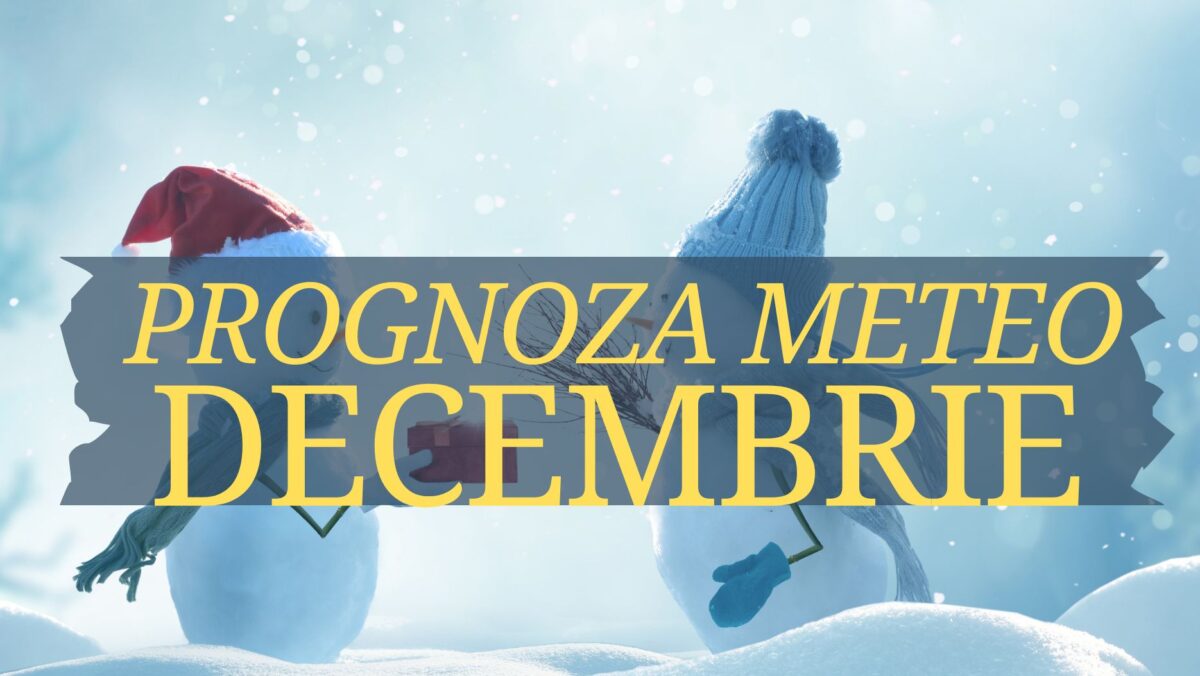 Când va ninge în România. Prognoza meteo pentru decembrie 2024