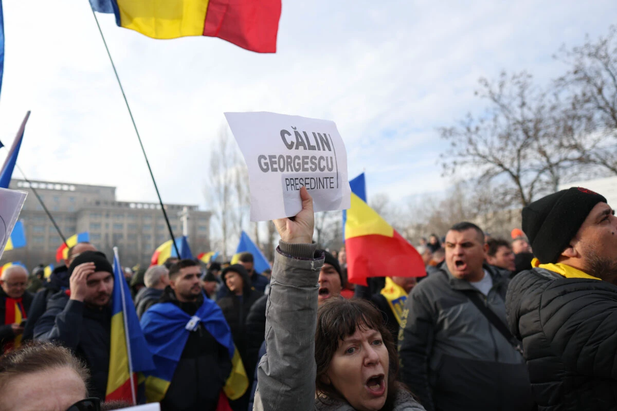 Călin Georgescu, protest (4)