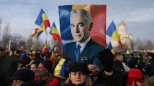 Călin Georgescu, protest