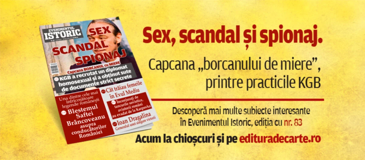 Sex, scandal și spionaj. „Capcana borcanului de miere”, printre practicile KGB. Dezvăluiri inedite în noul număr al revistei Evenimentul Istoric