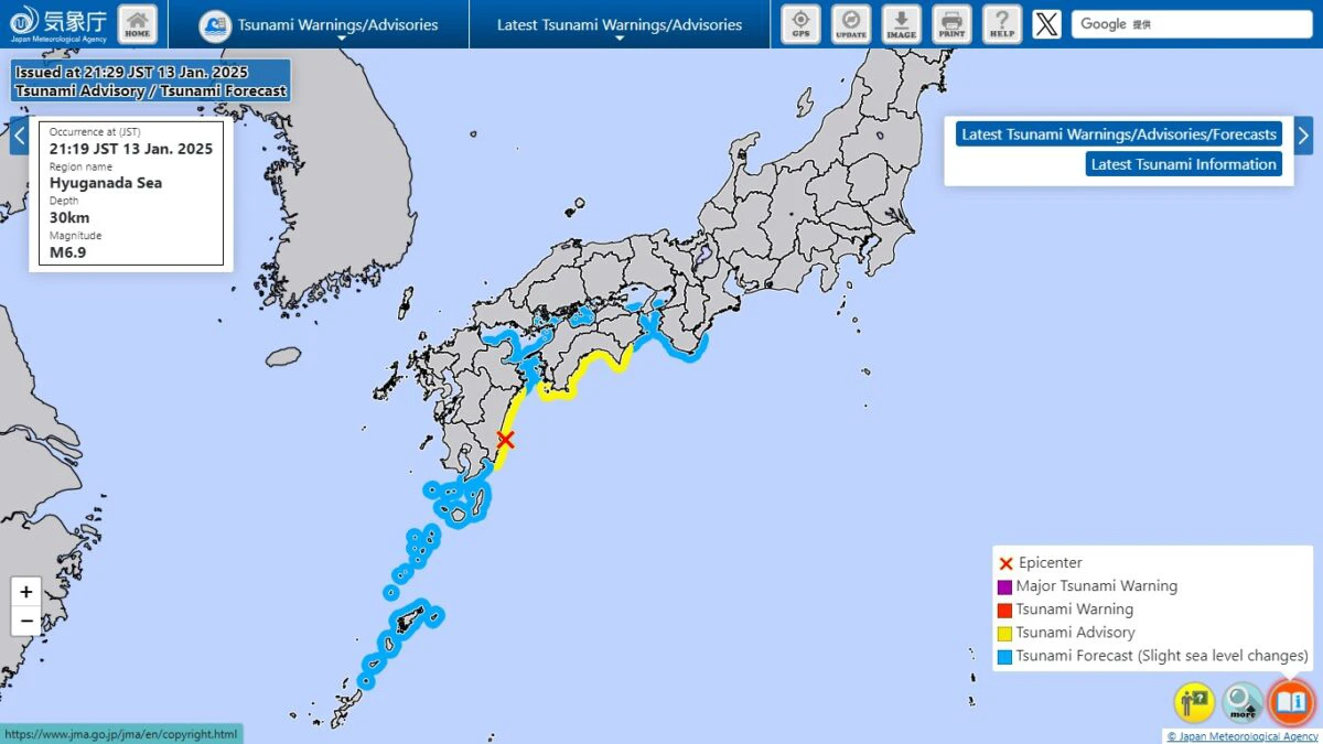 tsunami japonia