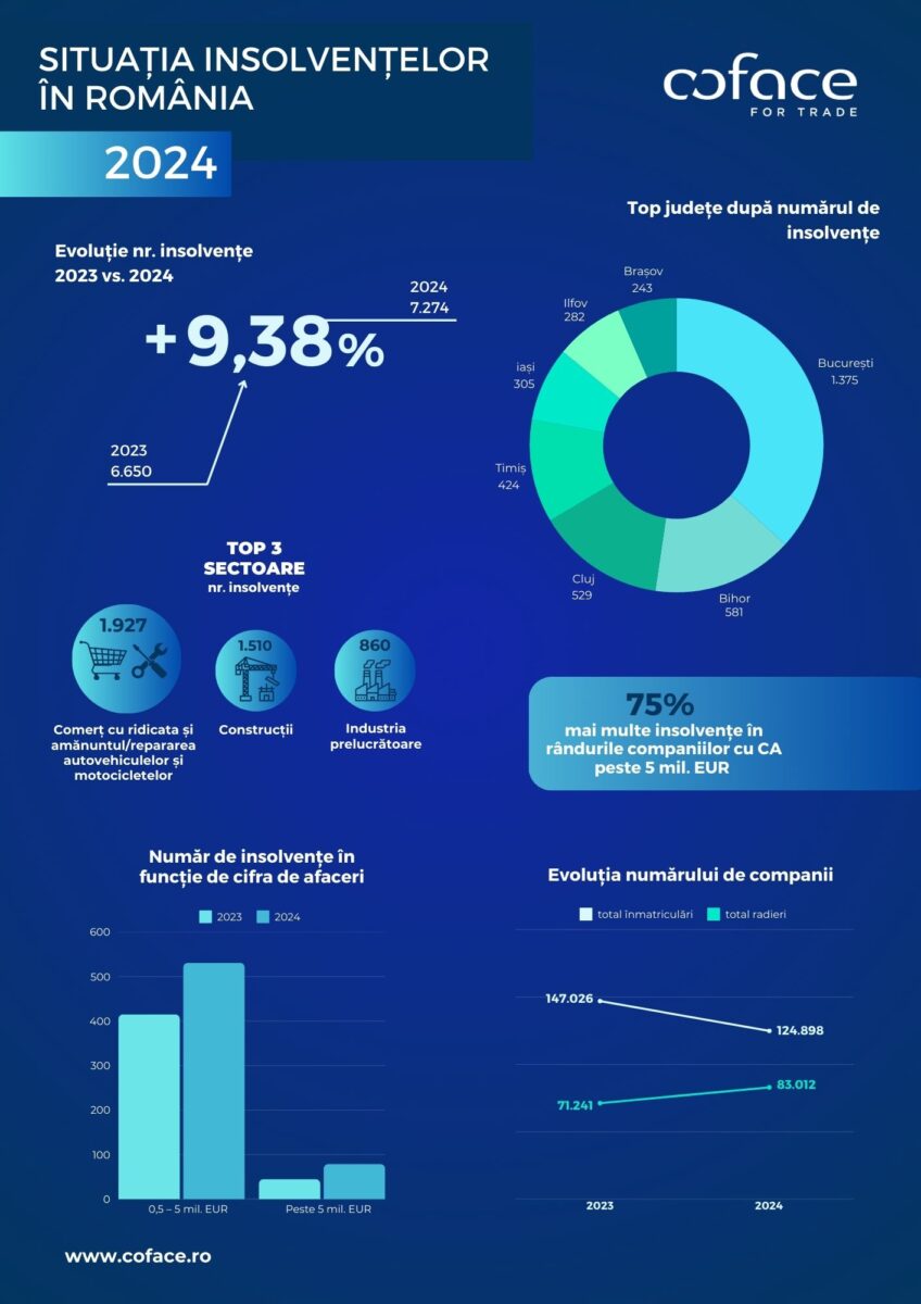 Infografic_Studiul insolventelor 2024 Coface