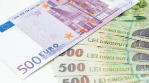 bancnote lei euro