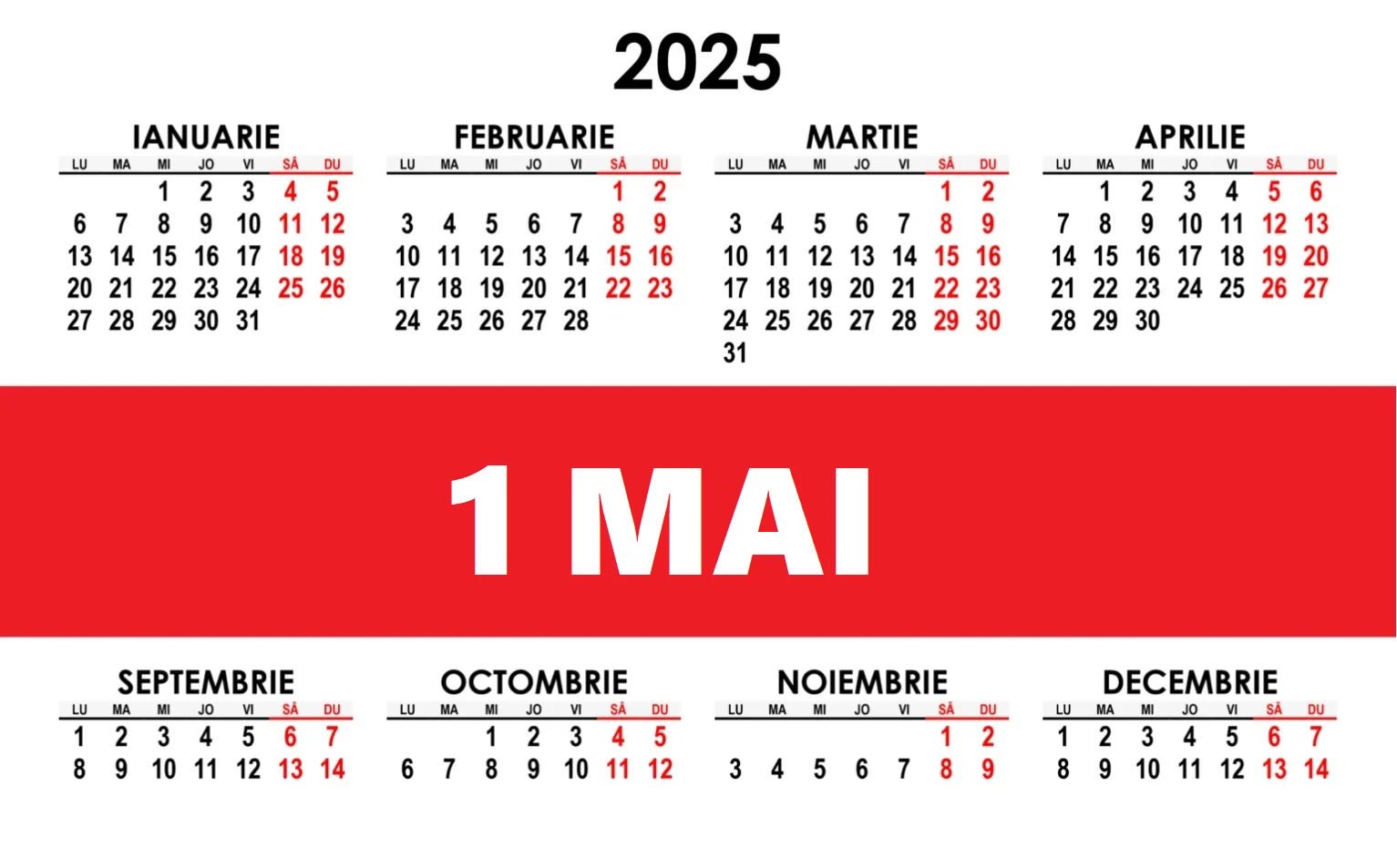 1 mai 2025