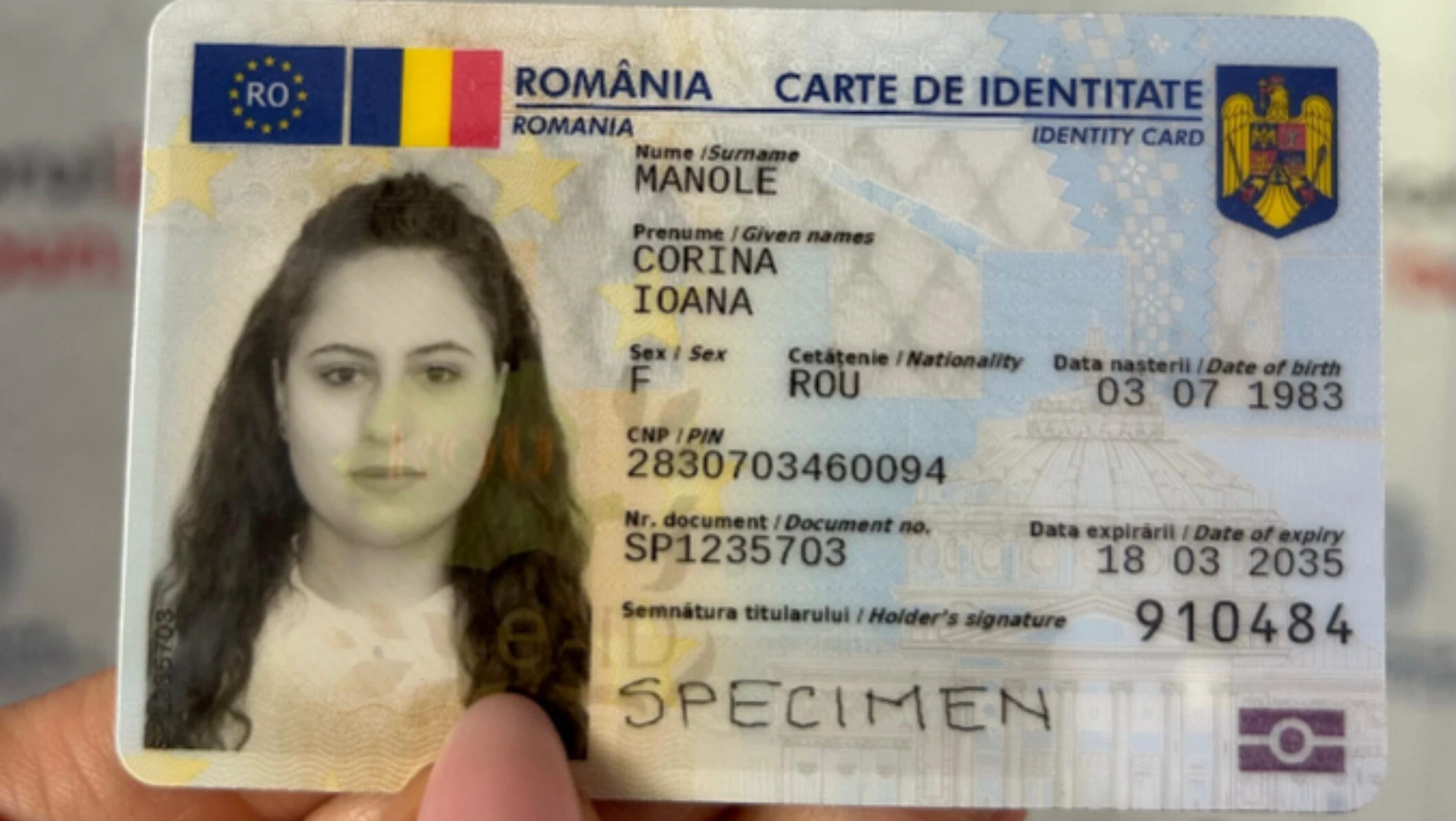 CEI Carte Electronică de Identitate carte de identitate electronică