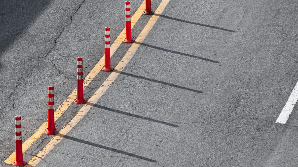 stalpisori in trafic