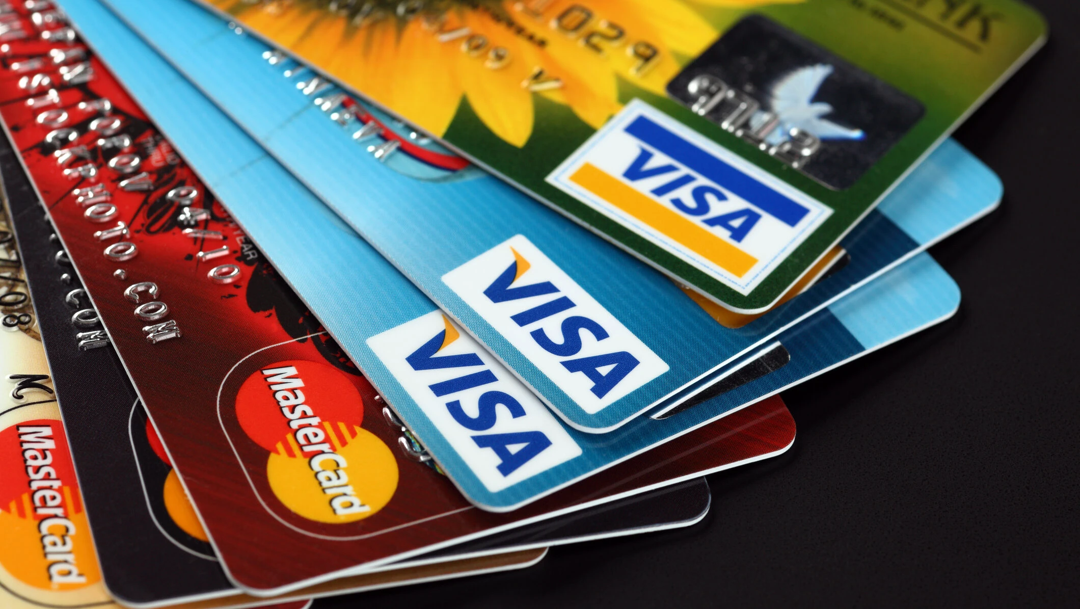 card bancar, Visa, Mastercard