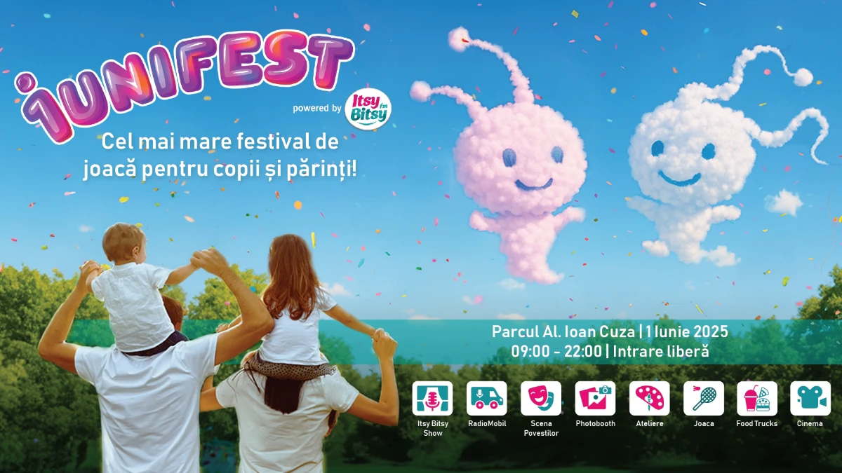 Ziua Copilului este sărbătorită de mii de copii și părinți la festivalul 1uniFEST