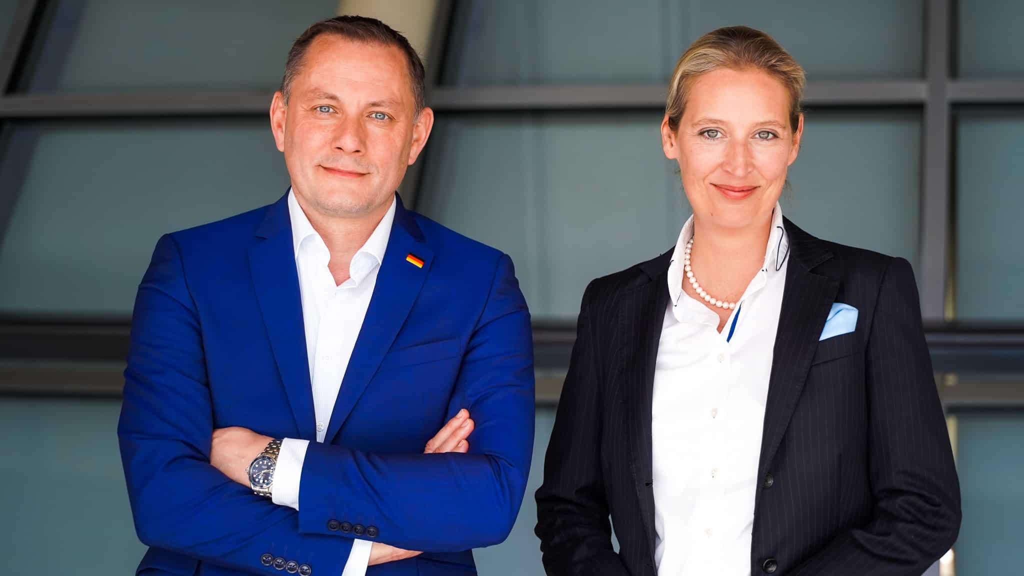 Alice Weidel și Tino Chrupalla