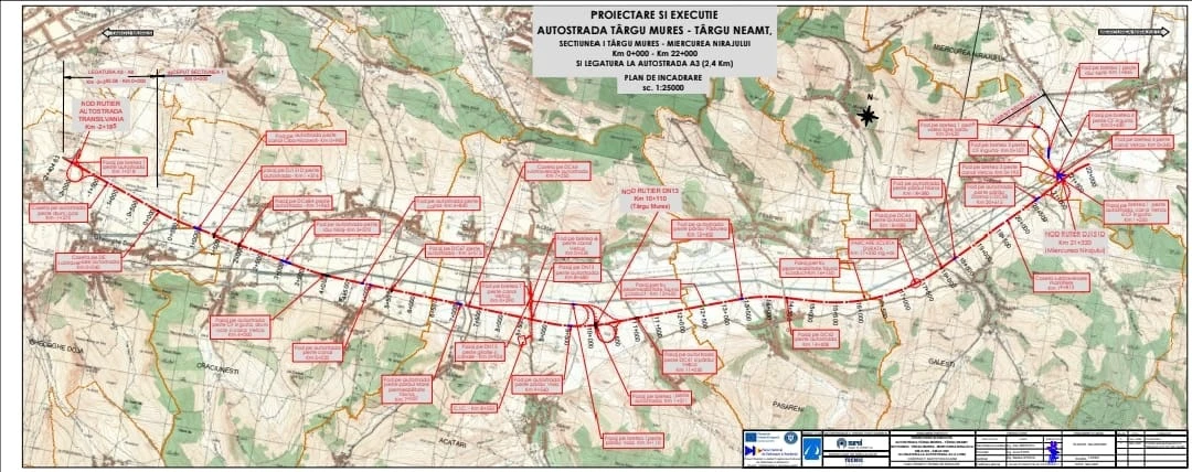 Autostrada A8, tronson Târgu Mureş - Miercurea Nirajului
