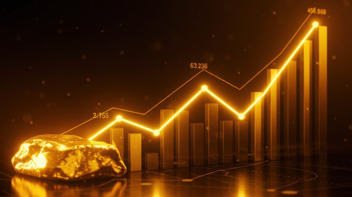 Nou record. Prețul aurului reacționează la tarifele lui Trump. Investitorii se protejează de volatilitate